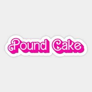 Ken Loves Pound Cake Sticker